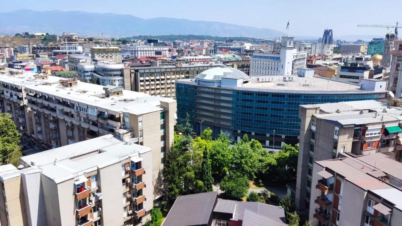 Sky View Luxury Center Skopje Apartments Kültér fotó